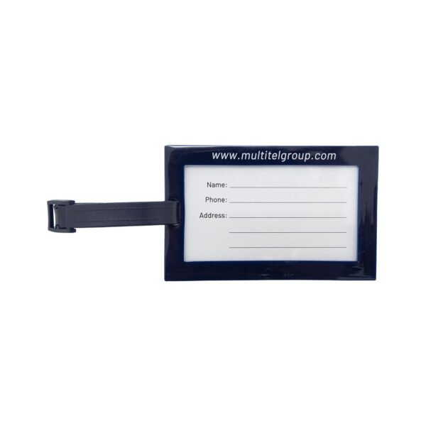 Luggage Tag Multitel Navy - Image 3